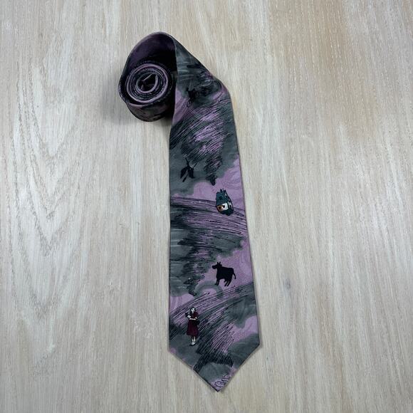 American Film Classics Wizard of Oz 1992 Silk Men's Neck Tie Dorthy Tornado - Picture 1 of 13